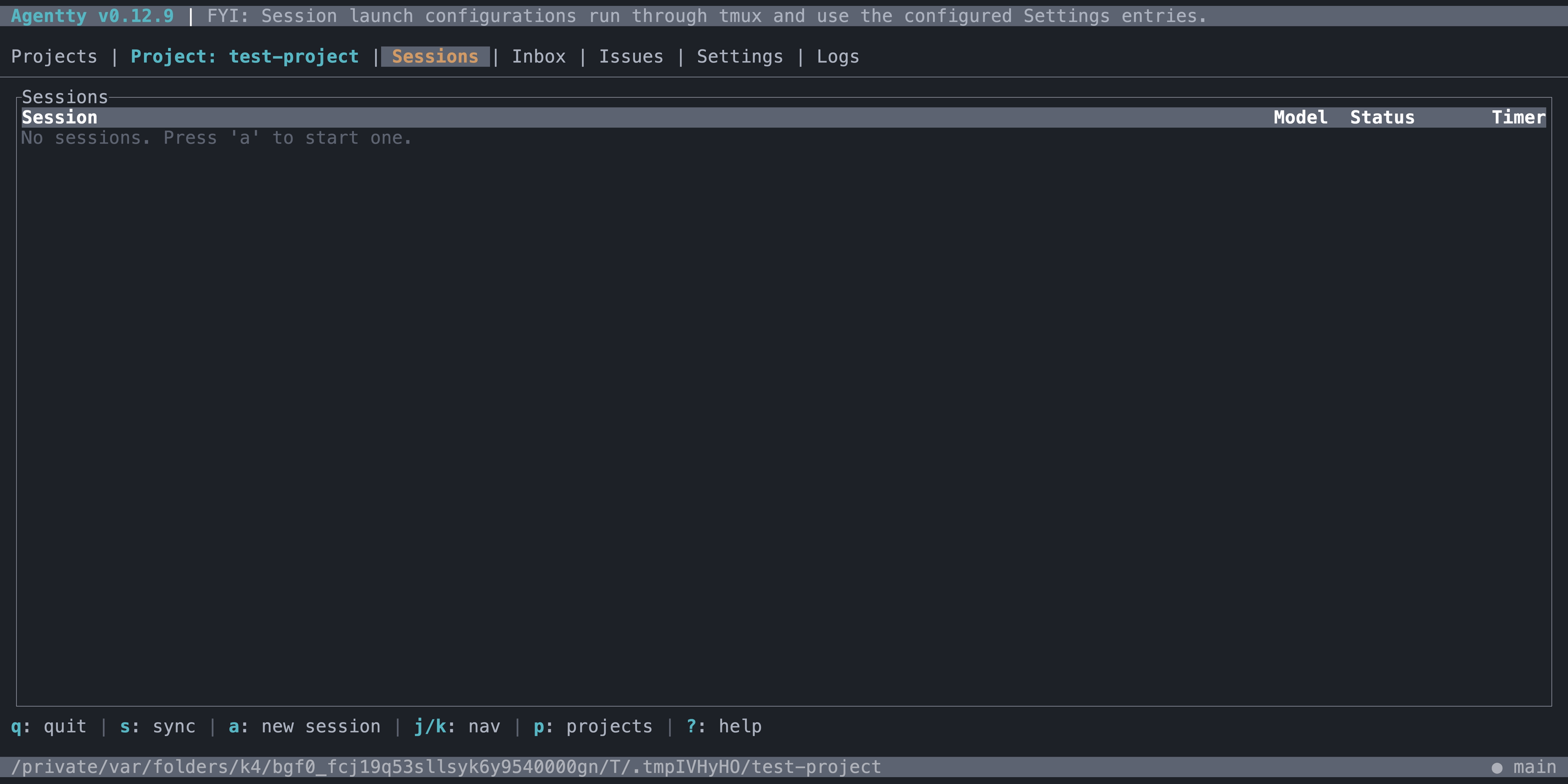 Project switcher demo